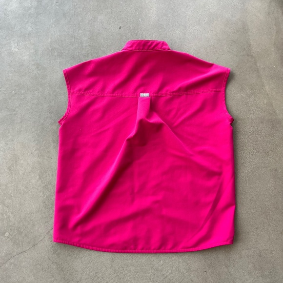 Figs Women's Sleeveless Top - Bright Pink - Picture 4 of 6